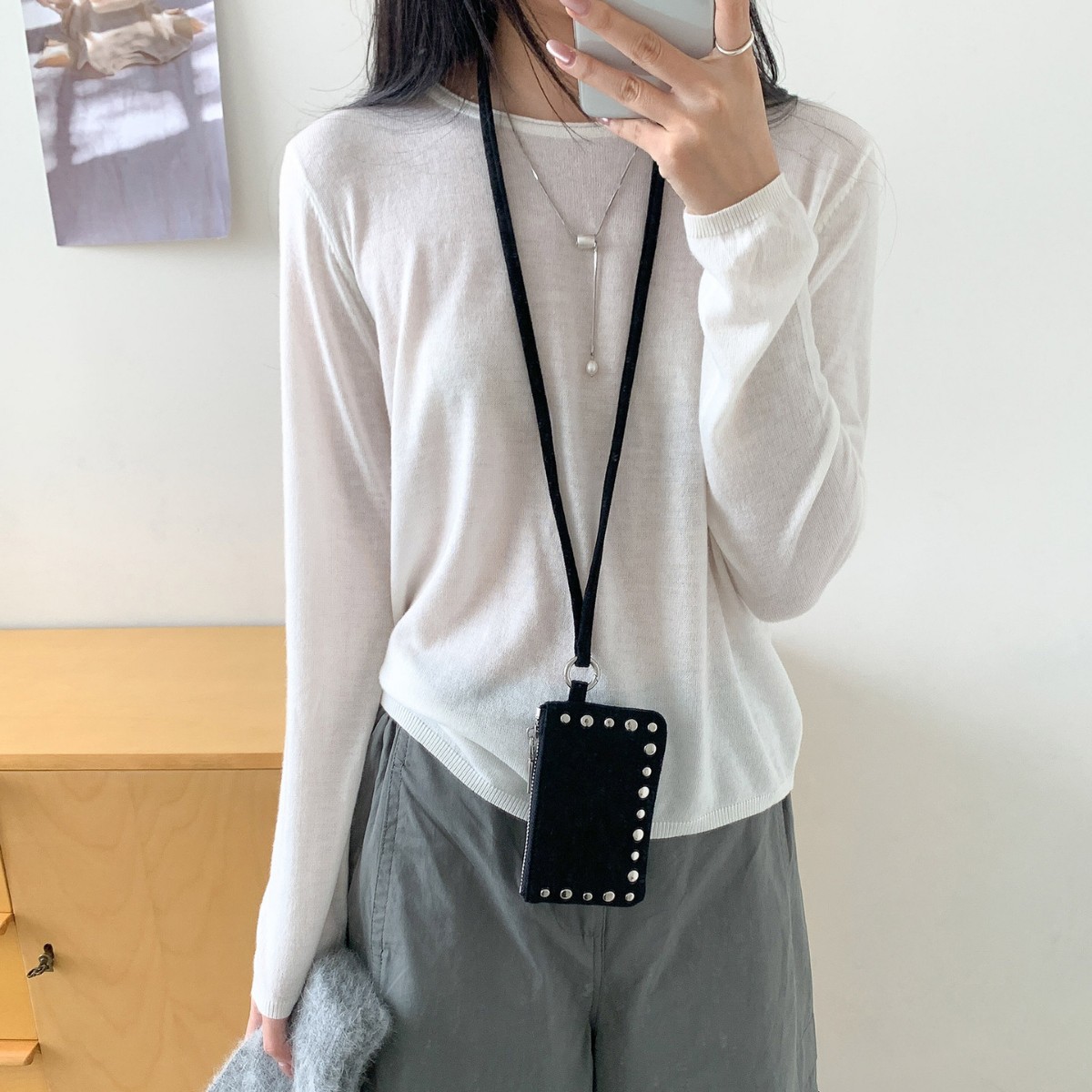 NEW Studded Shoulder Bag Mini  - đánh giá và giá Card Top Loader