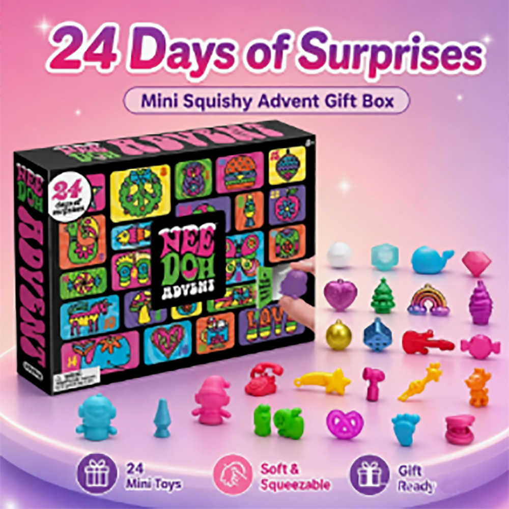 Needoh Advent Calendar 24 Days - đánh giá và giá Mystery Box Blind Bag