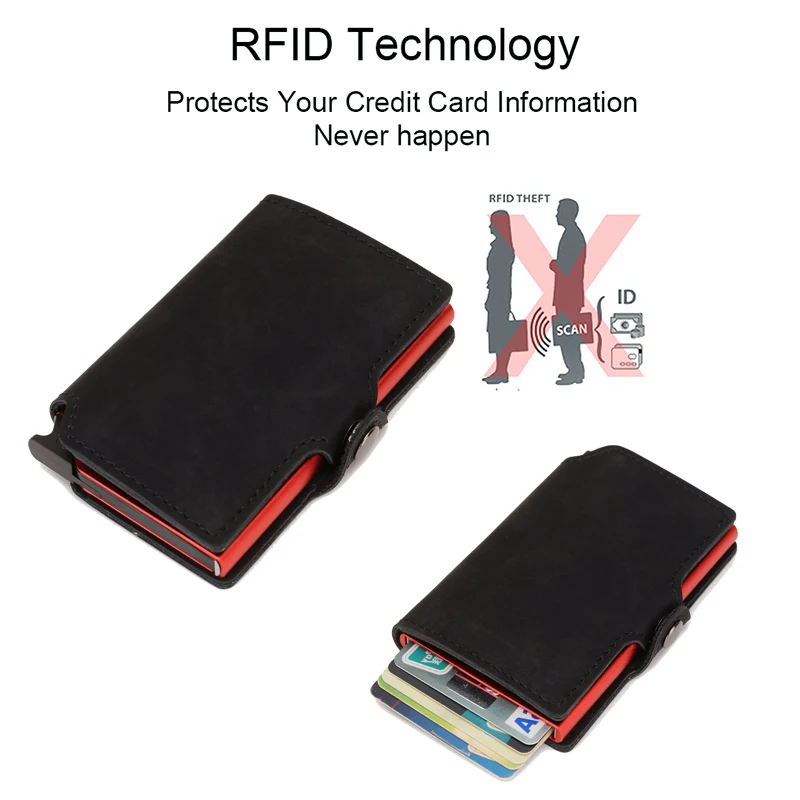 Slim Business Card Holder Men  - đánh giá và giá Card Top Loader