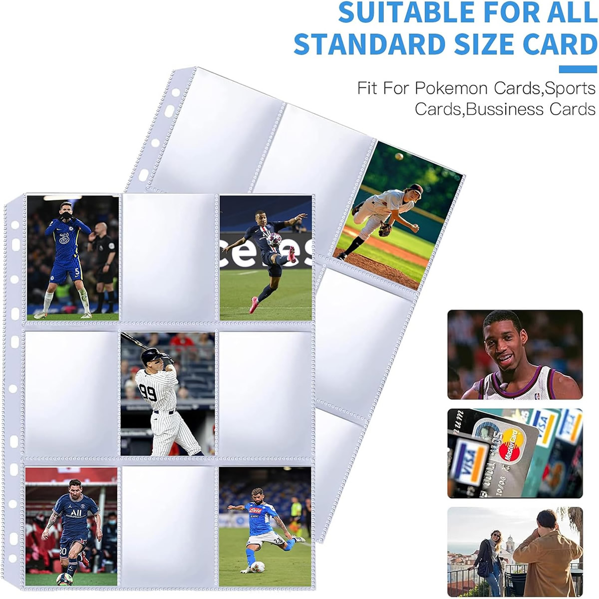 50 Pack 9 Pocket Card Sleeves  - đánh giá và giá Trading Card Binder